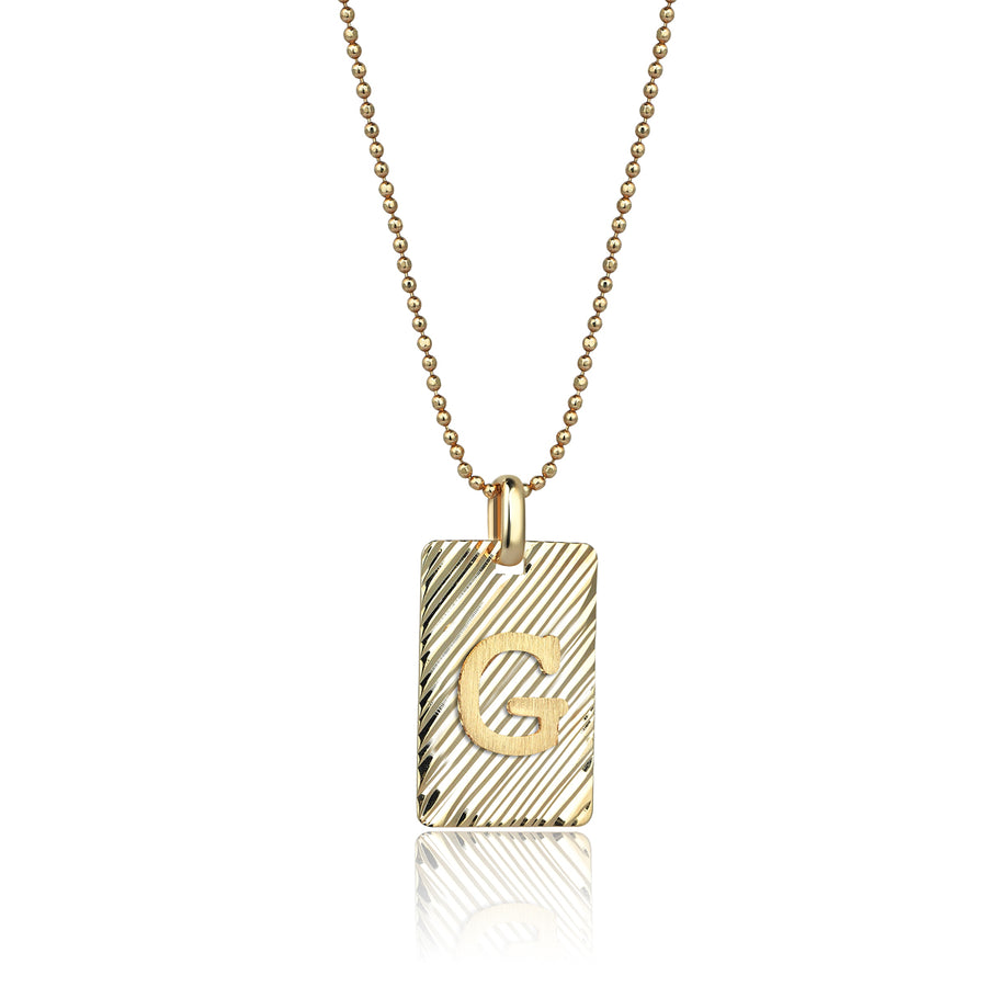 Gold on Gold Letter G