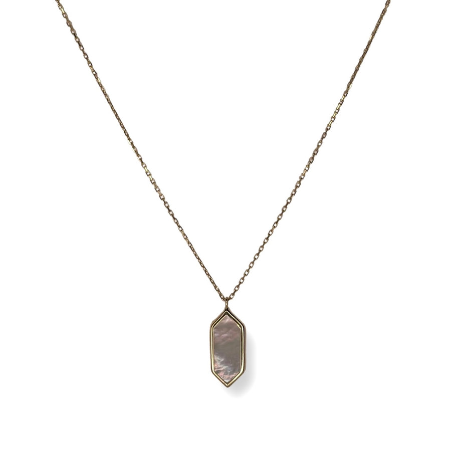 Lucy Mother of Pearl 14K Gold Necklace