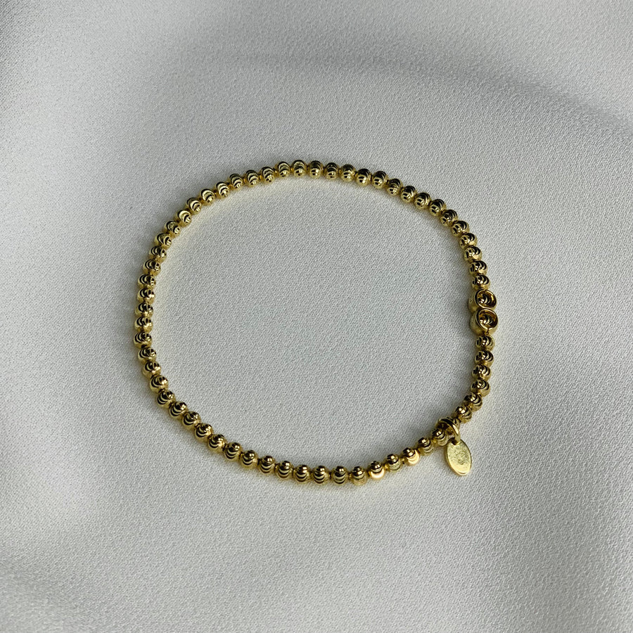 Stretchy Bracelet in Gold