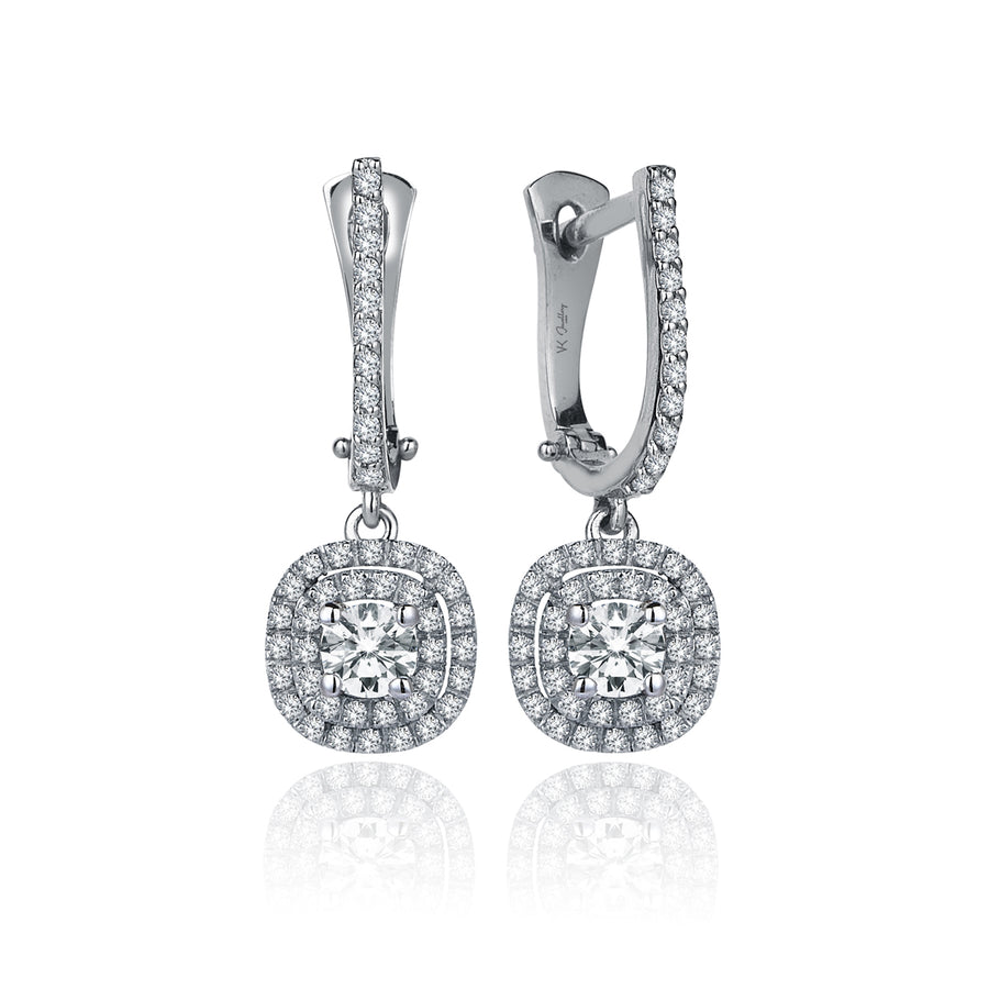 Marianna Diamond 18K White Gold Earrings