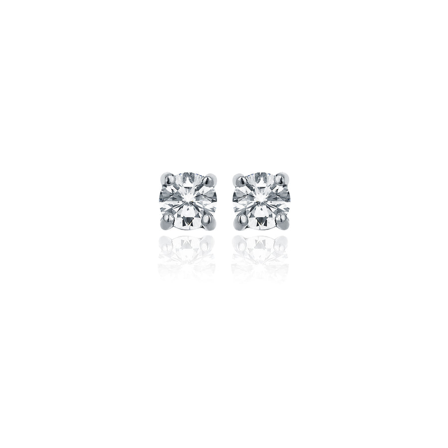 Large Princess Diamond Studs