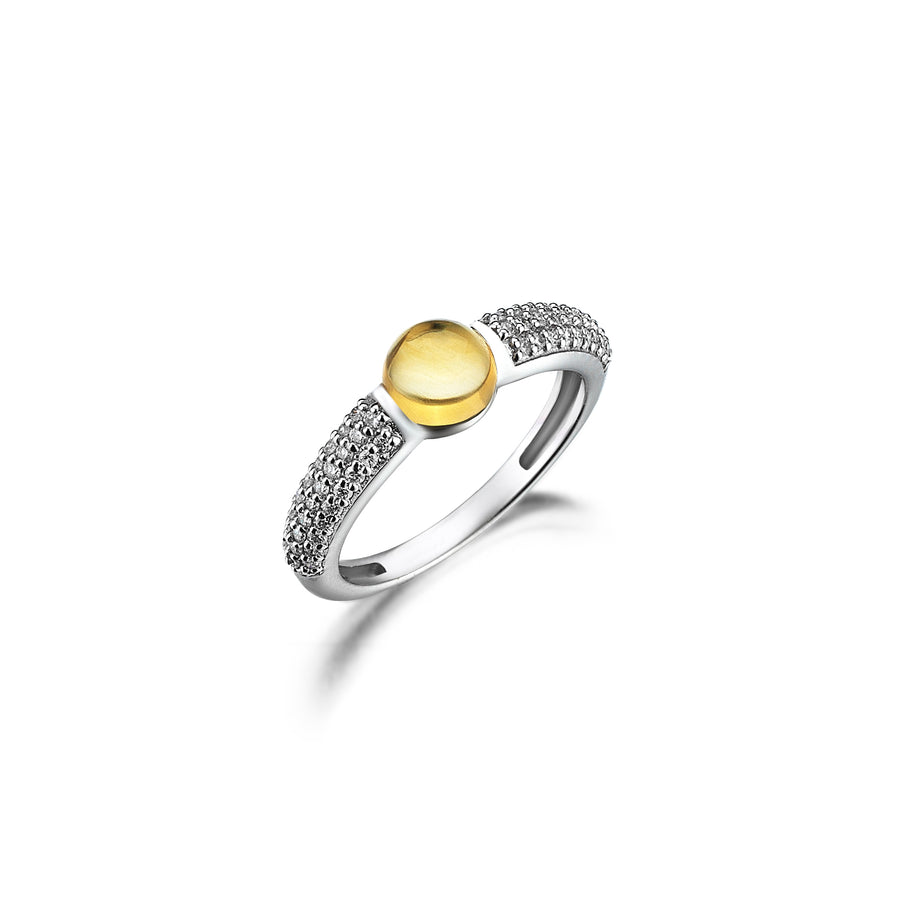 Lorraine Citrine 18K Gold Ring