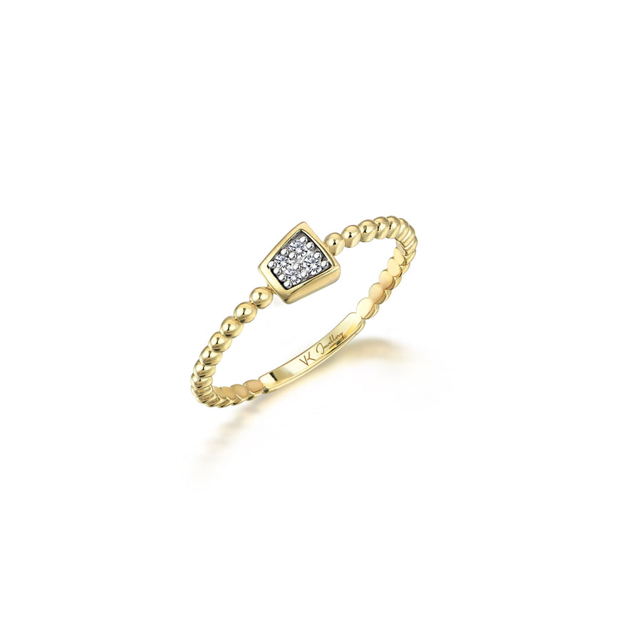 Rina 14K Gold Diamond Ring