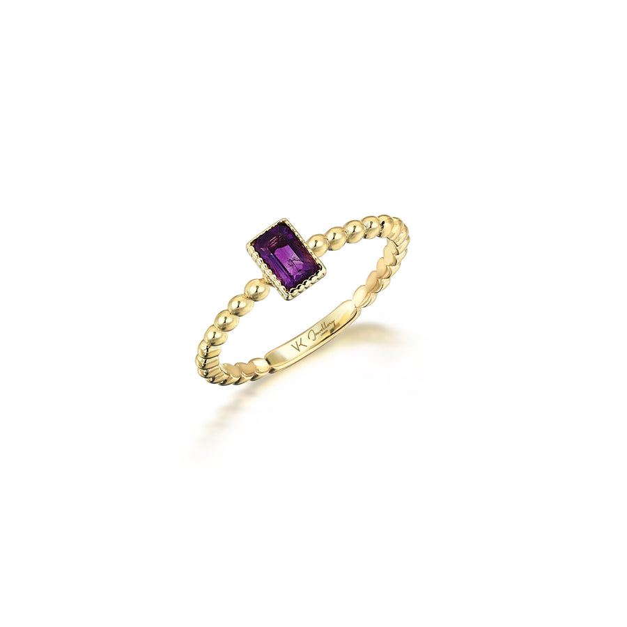 Nora Purple 14K Gold Ring