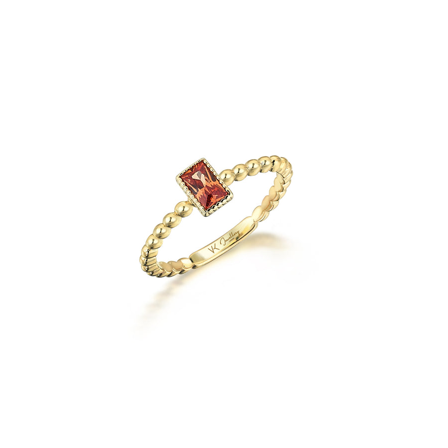 Nora Citrine 14K Gold Ring