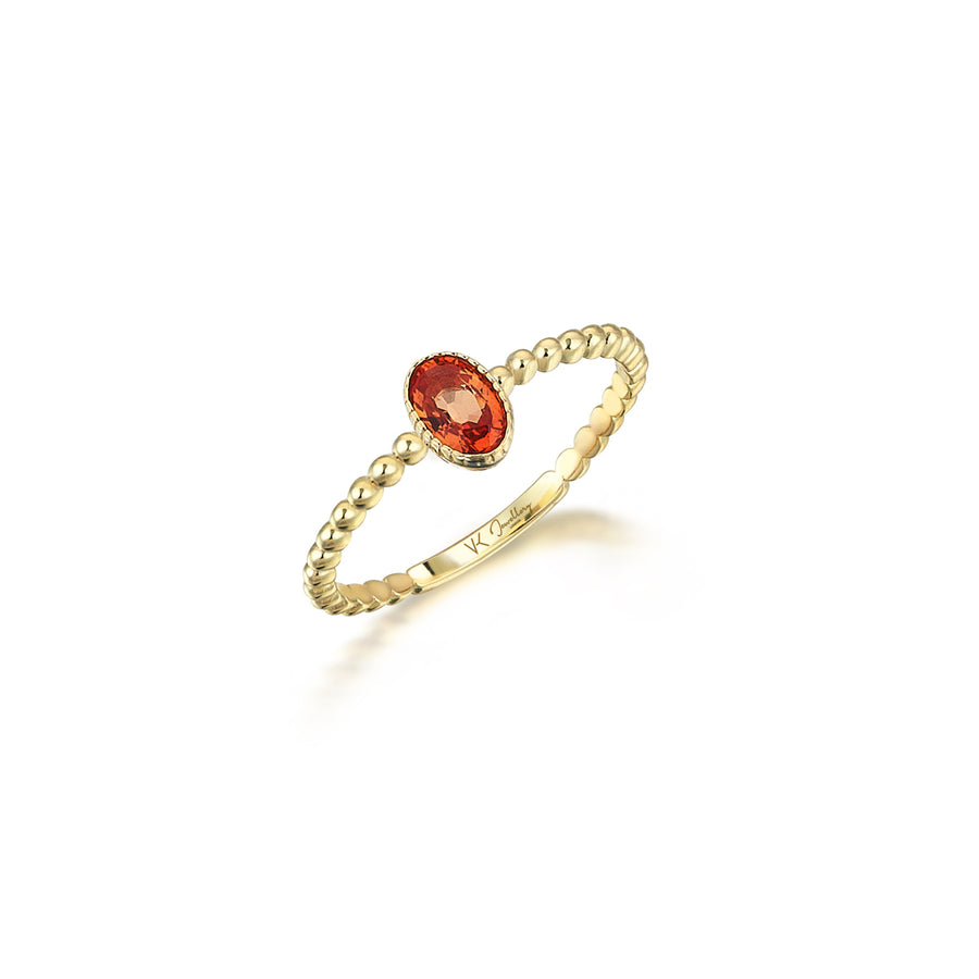 Heather Citrine 14K Gold Ring