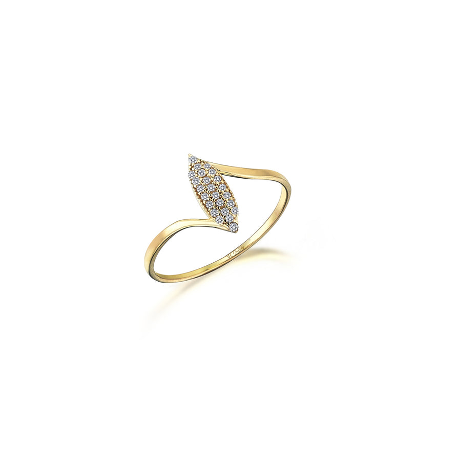 Catherina Diamond 14K Gold Ring